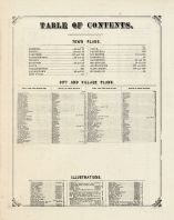 Table of Contents, Ulster County 1875